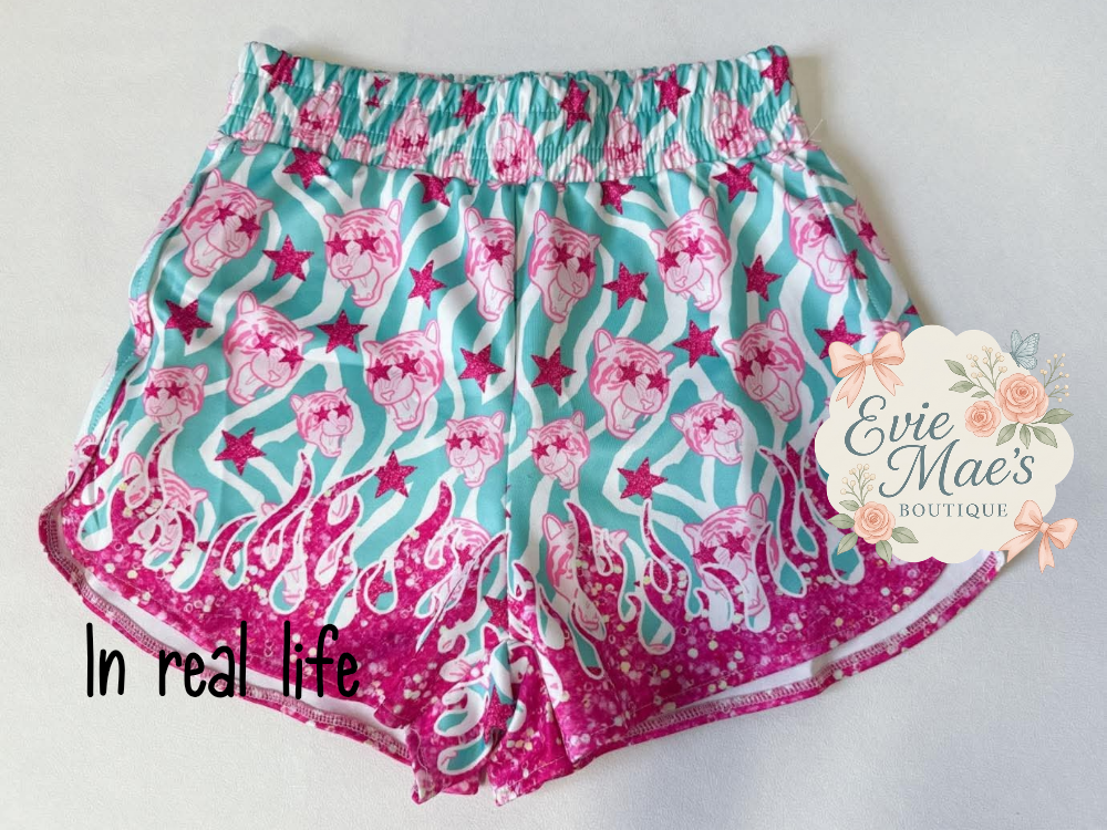 Custom Flame Shorts