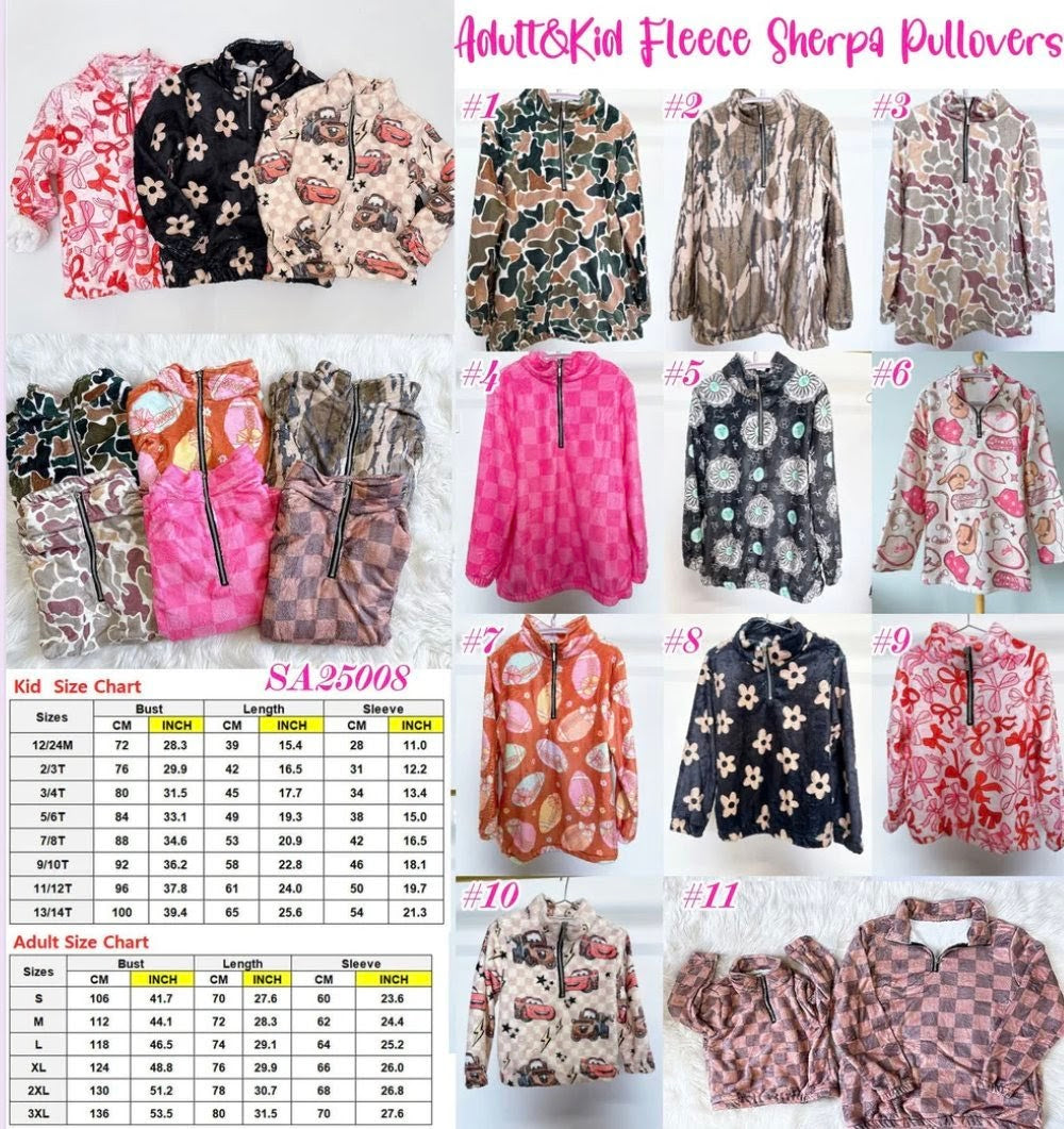 Sherpa Fleece Pullovers