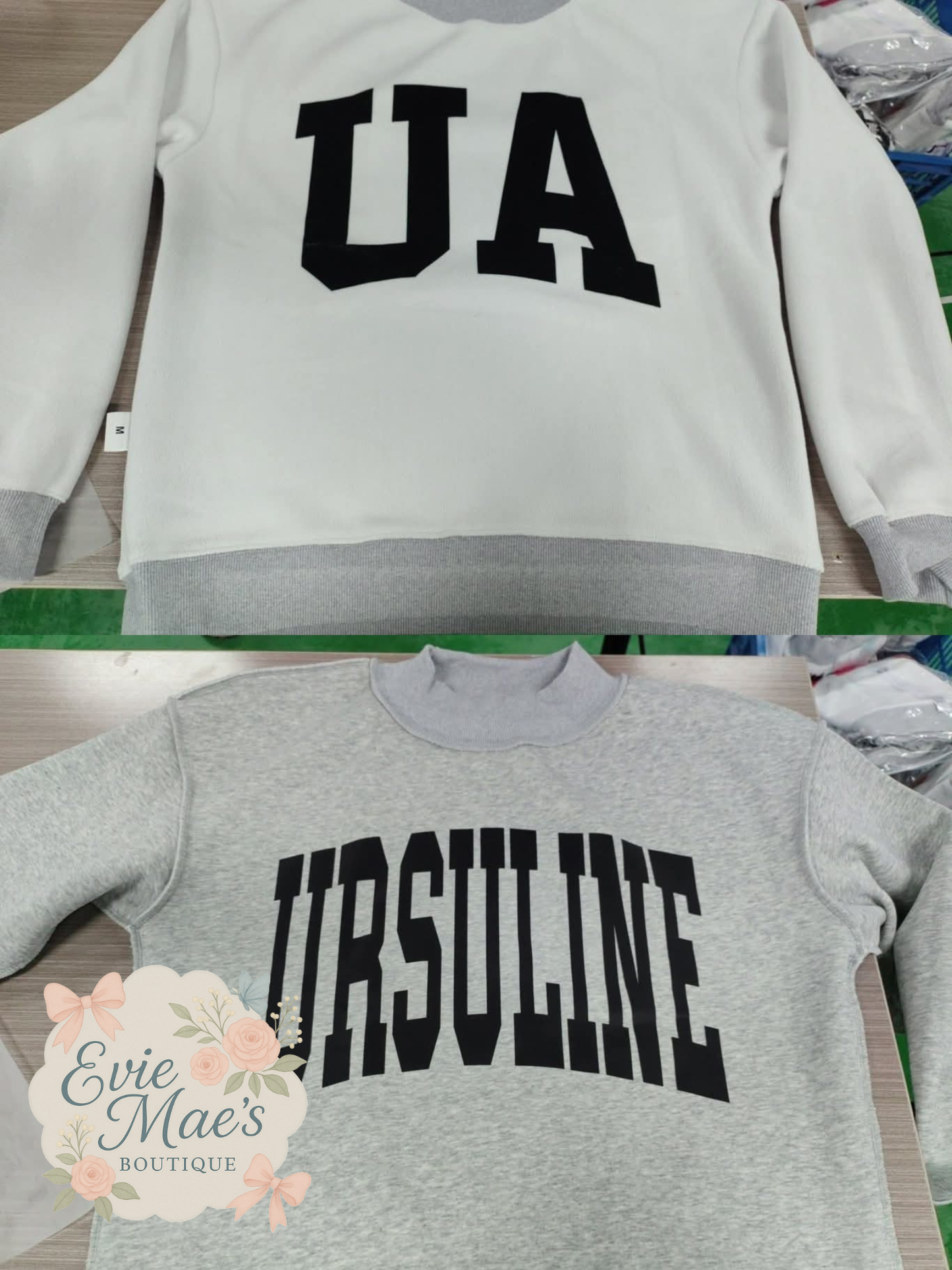 Custom Reversible Sweatshirts