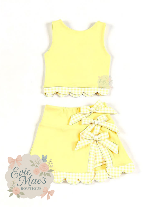 Bows & Ruffles Tank Set