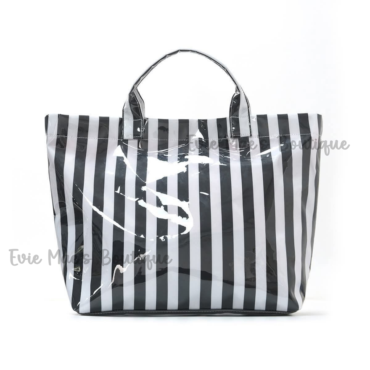 CozyClear Striped Tote