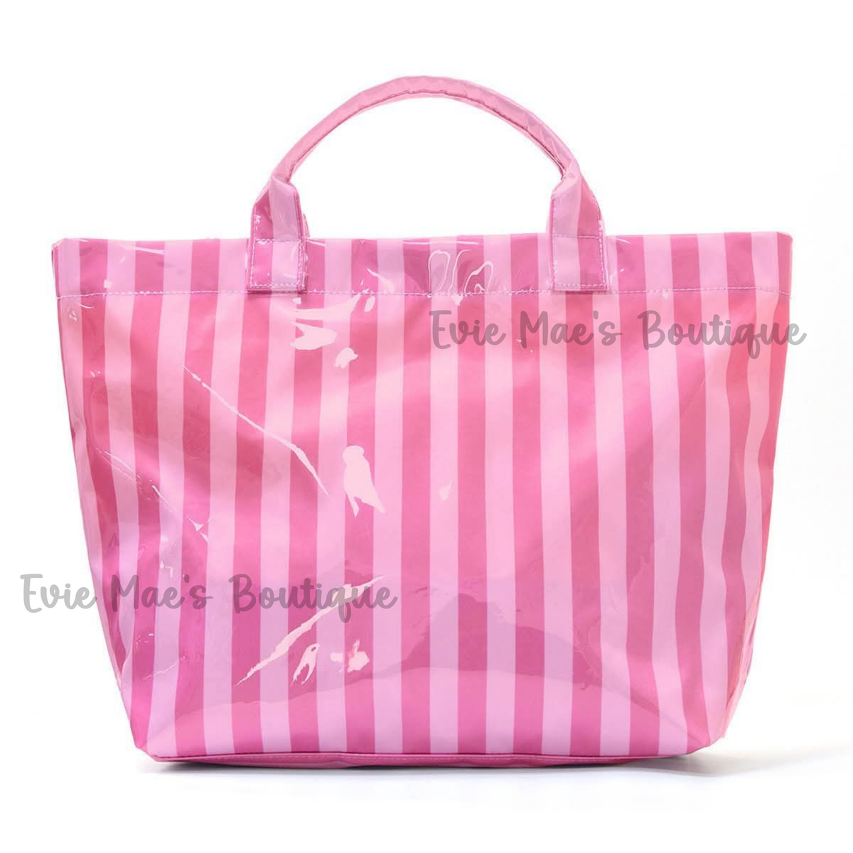 CozyClear Striped Tote