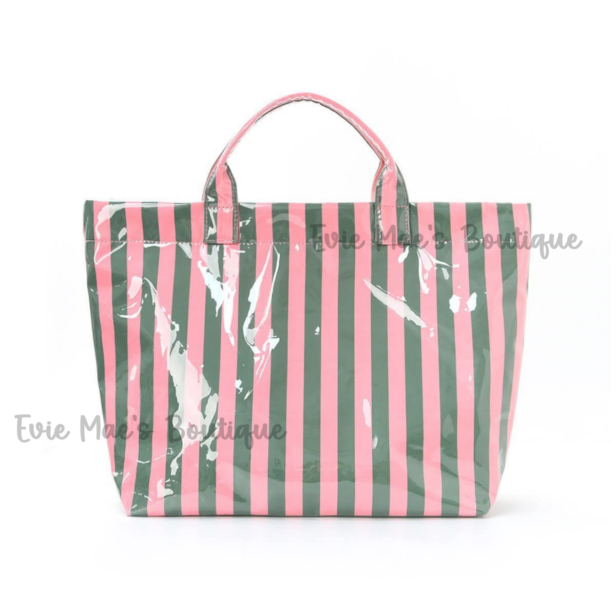 CozyClear Striped Tote