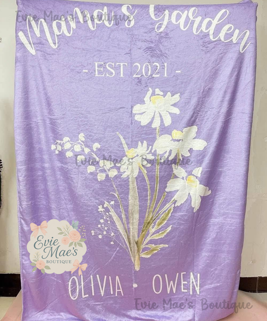 Mama's Garden Blankets
