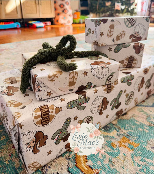 Personalized Gift Wrap