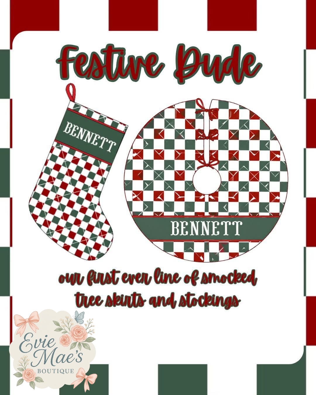 Smocked Christmas Decor
