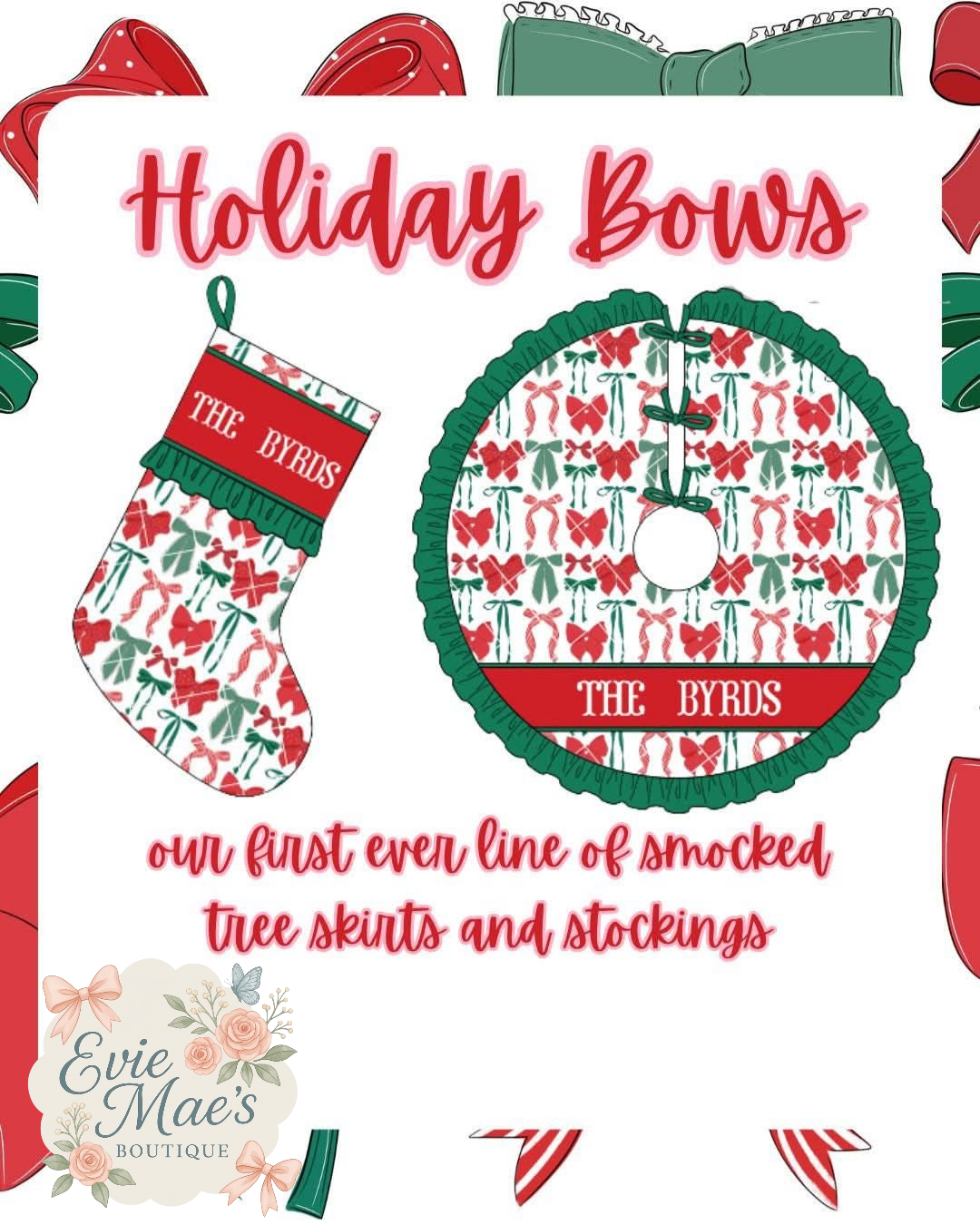 Smocked Christmas Decor