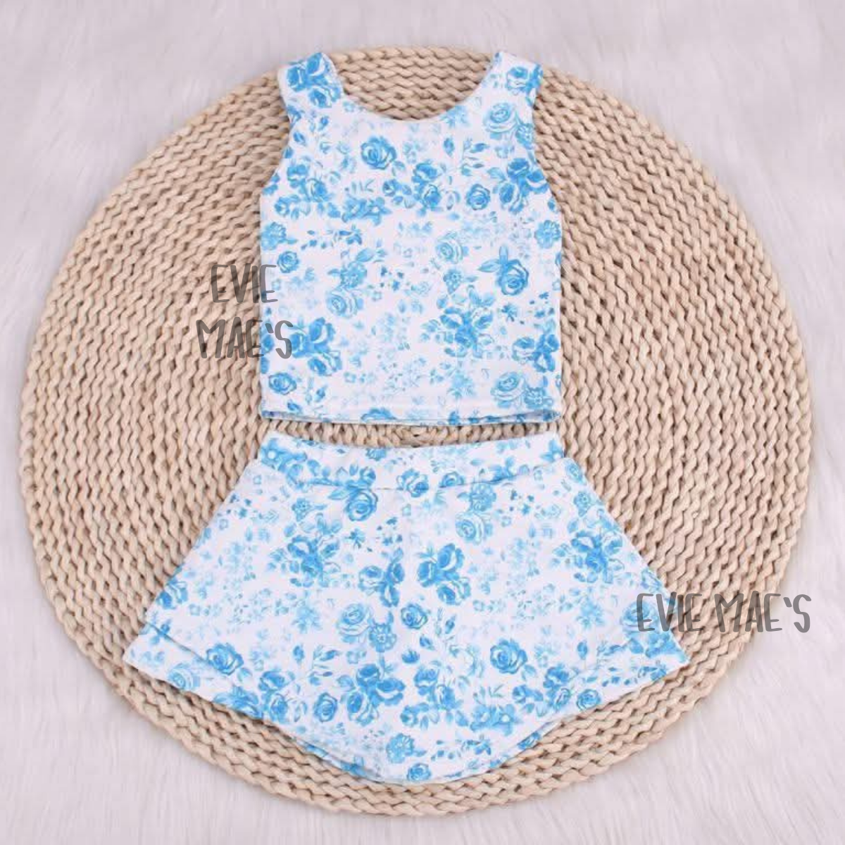 Girl's Athletic Tank + Skort Set