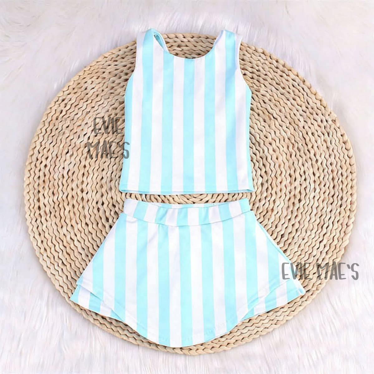 Girl's Athletic Tank + Skort Set
