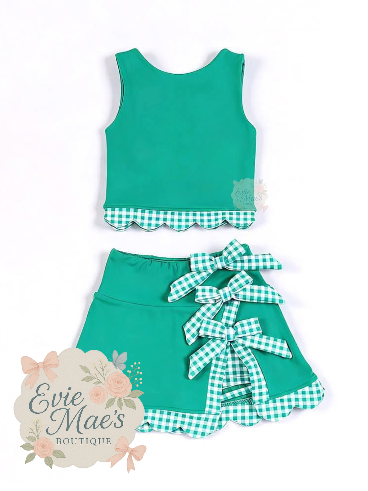 Bows & Ruffles Tank Set