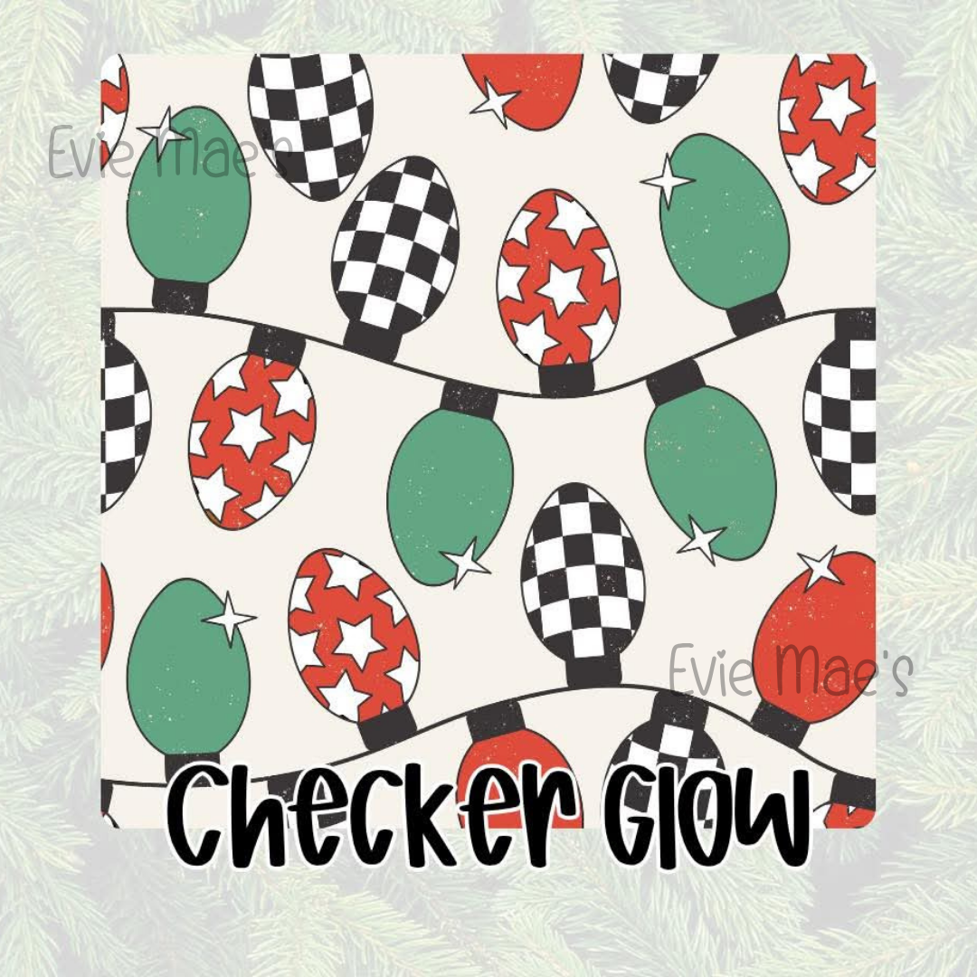 Checker Glow | Cozy Claus