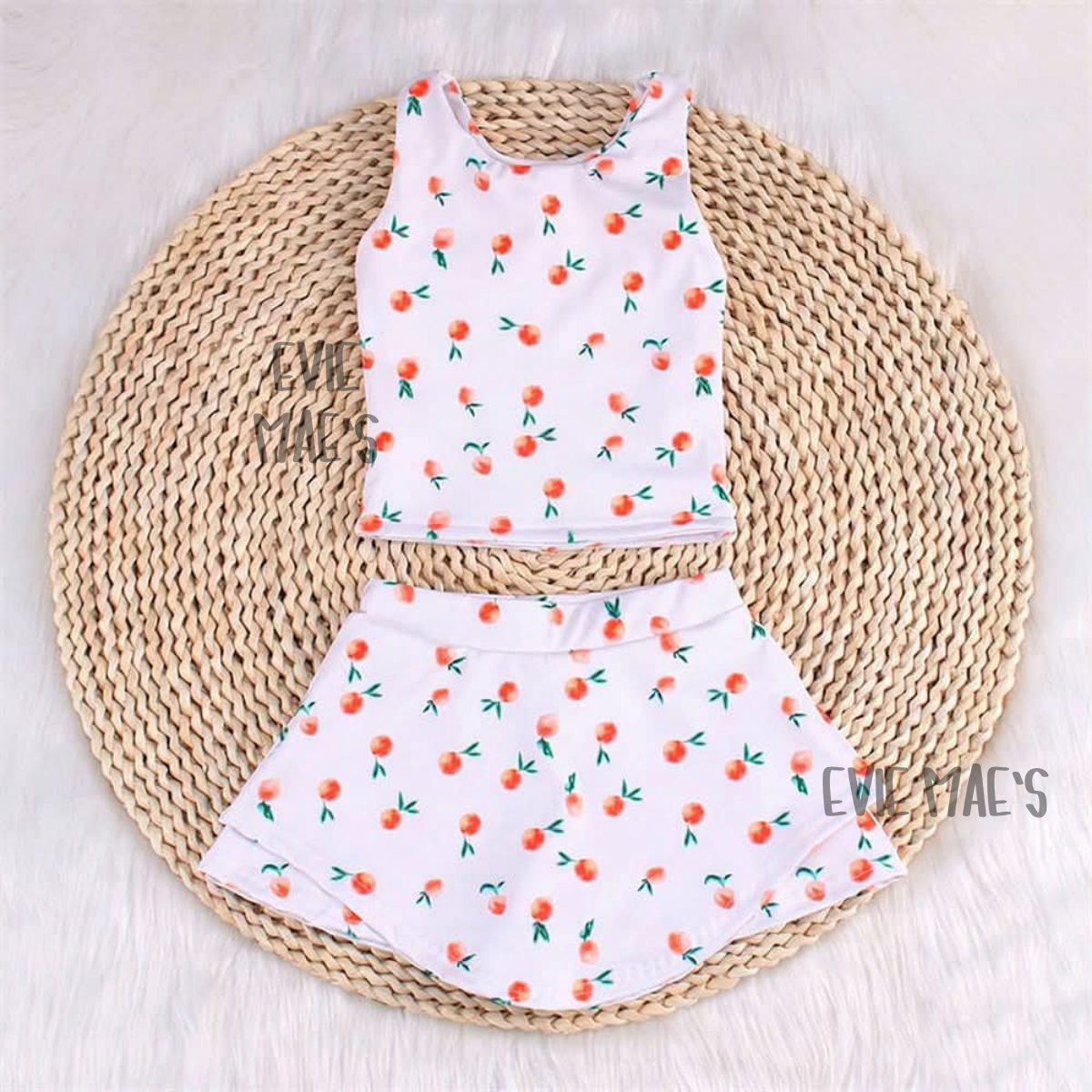Girl's Athletic Tank + Skort Set
