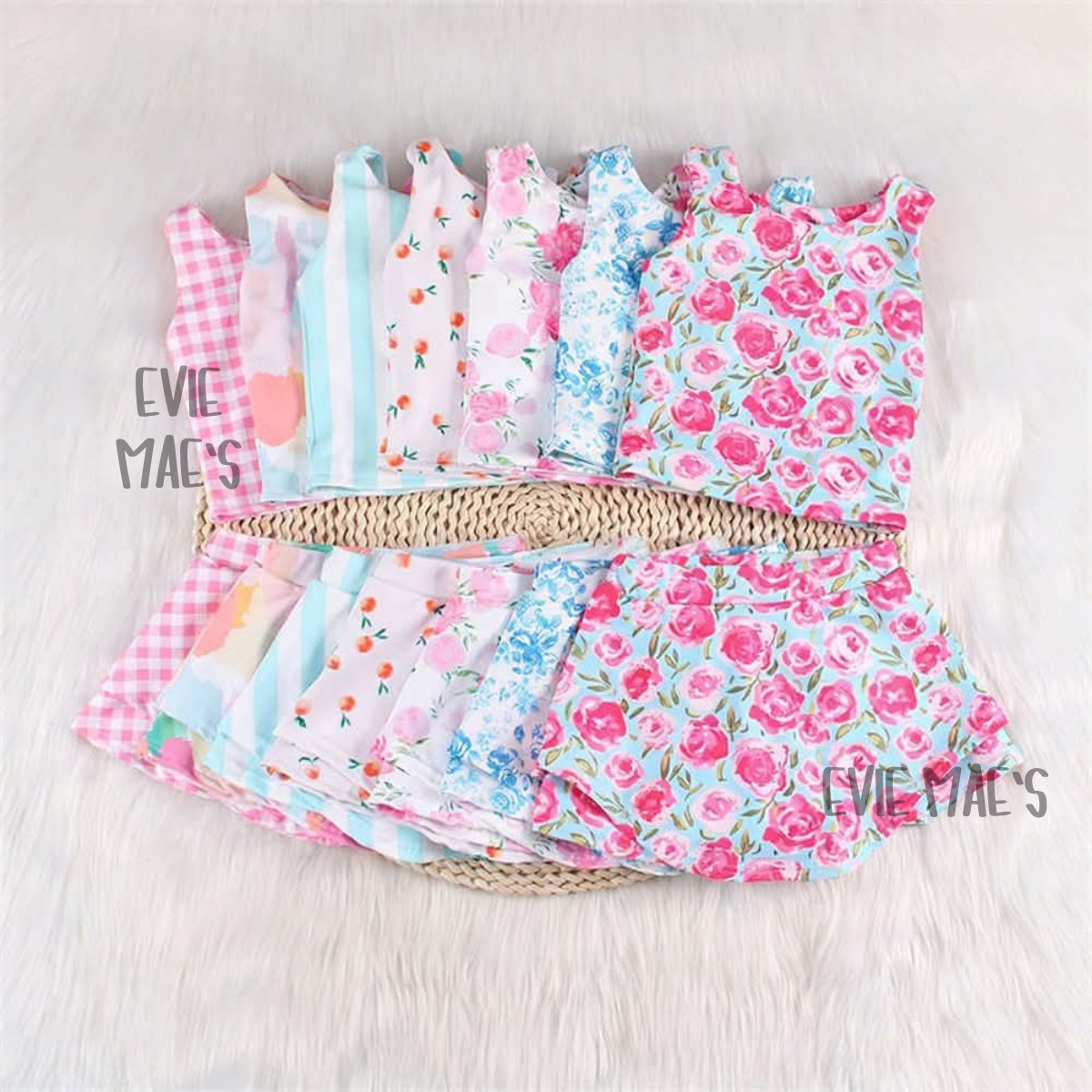 Girl's Athletic Tank + Skort Set