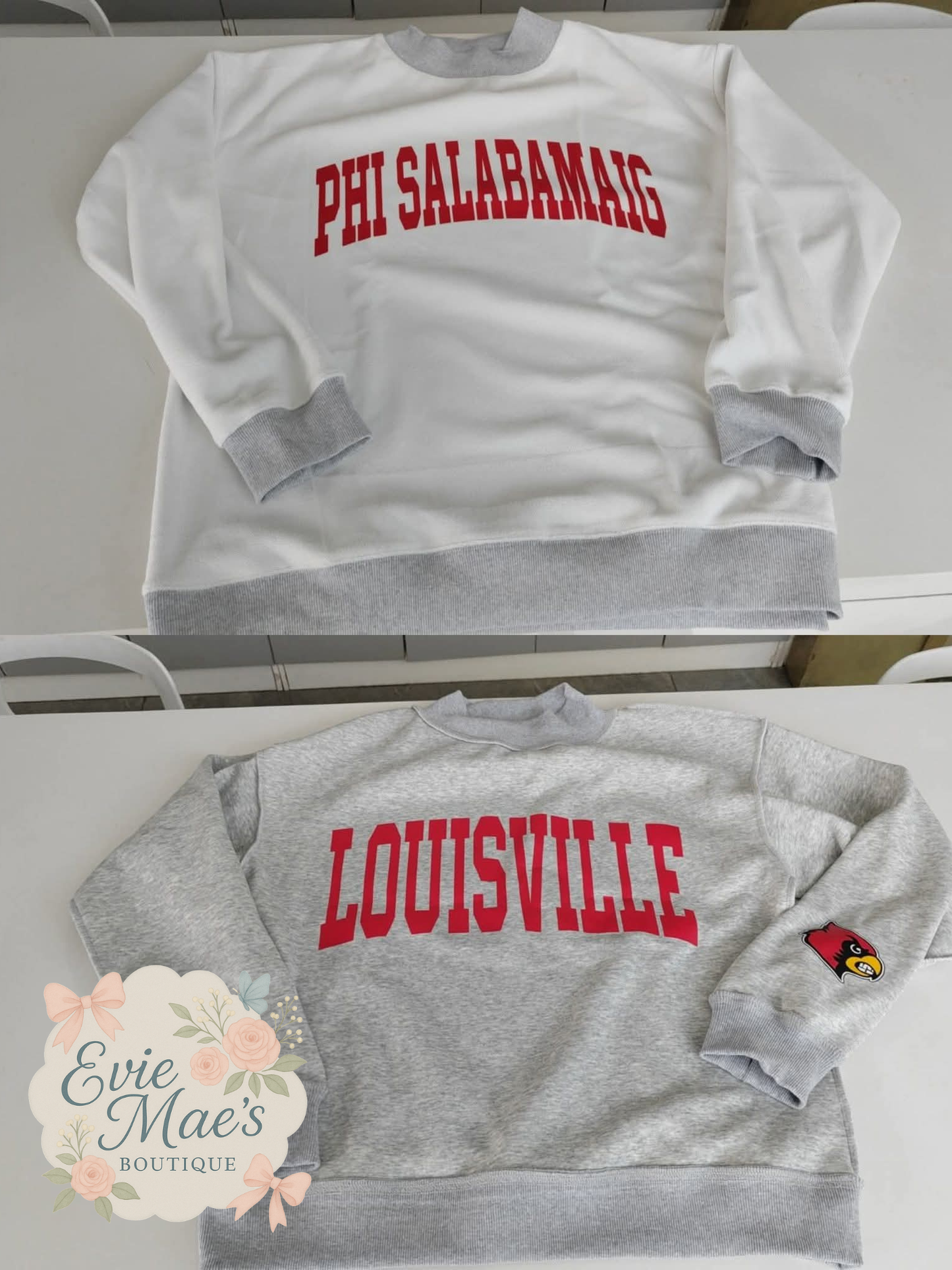 Custom Reversible Sweatshirts