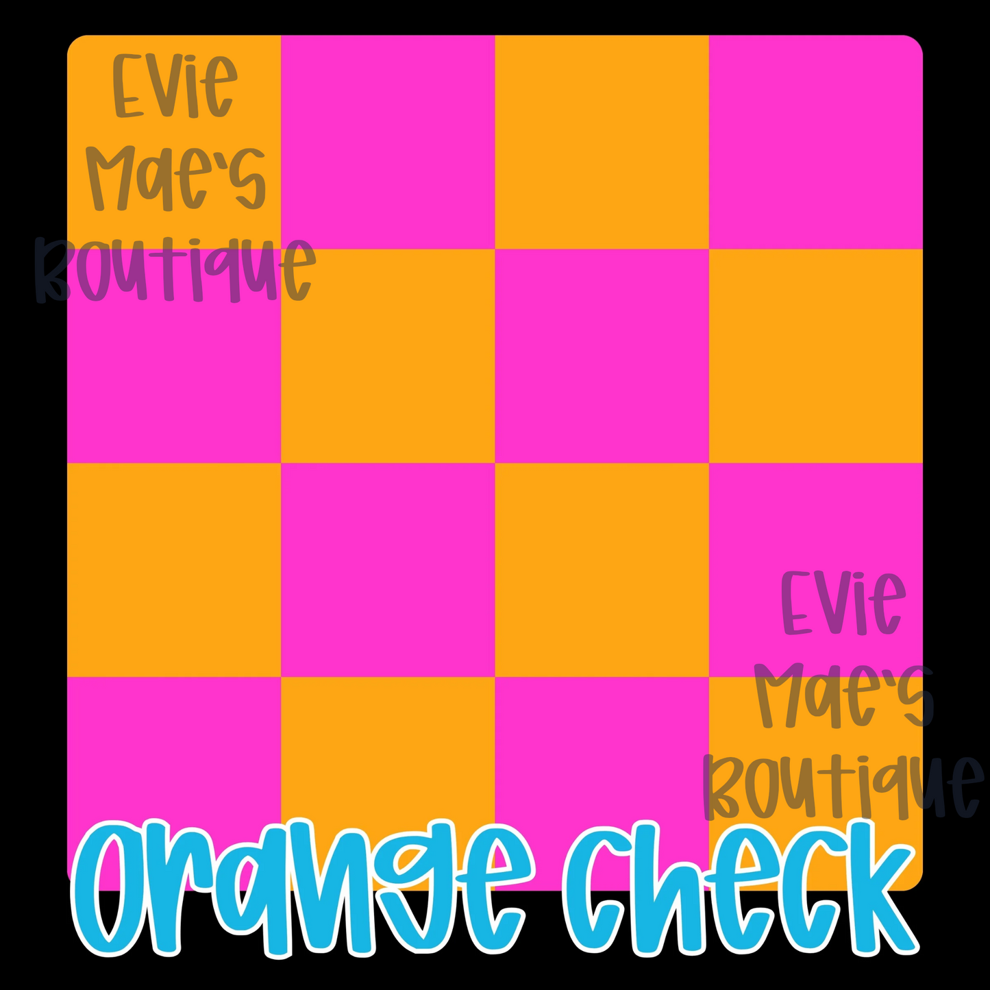 Orange Check | Sunshine State of Mind