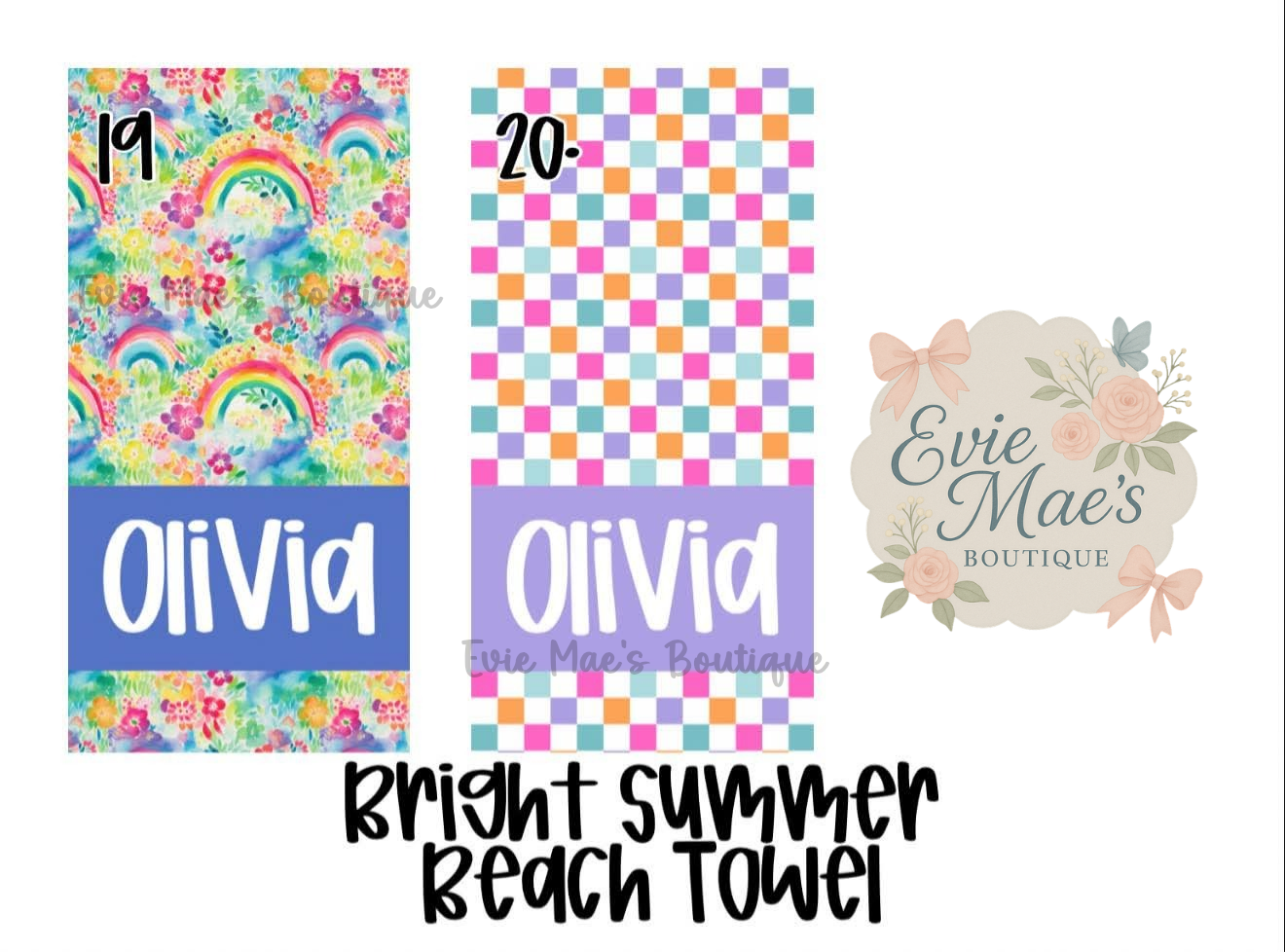 Bright Summer Beach Towels