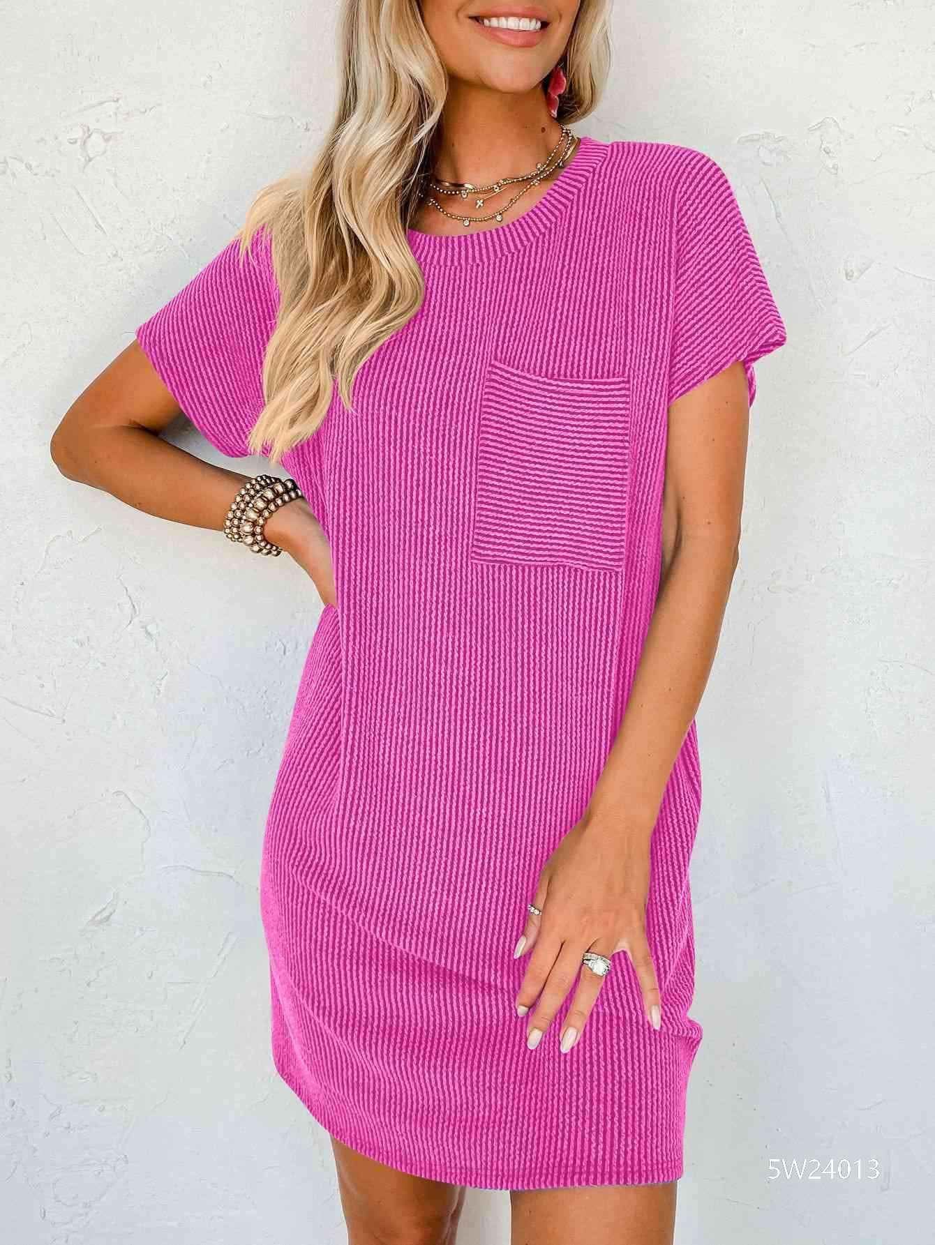 Ribbed T-Shirt Dress