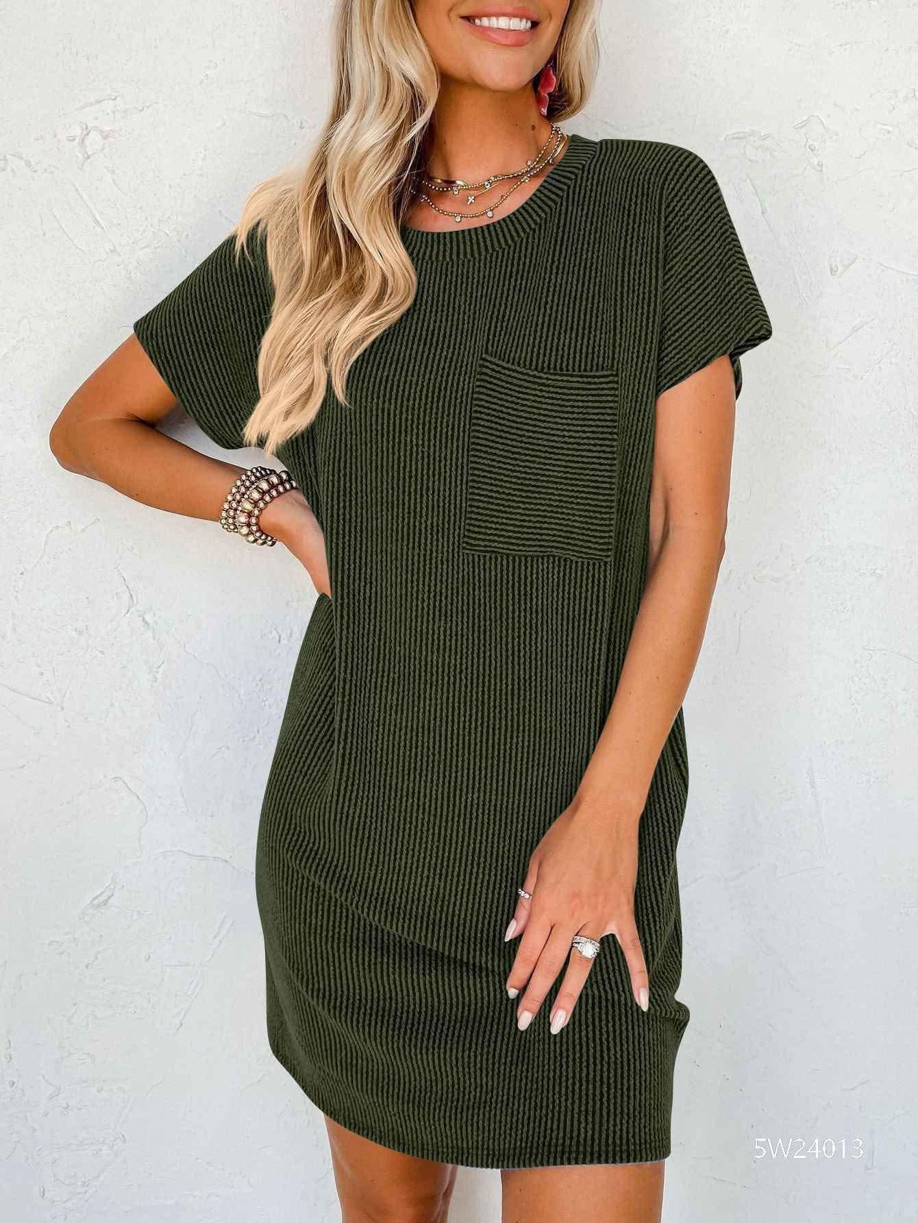 Ribbed T-Shirt Dress