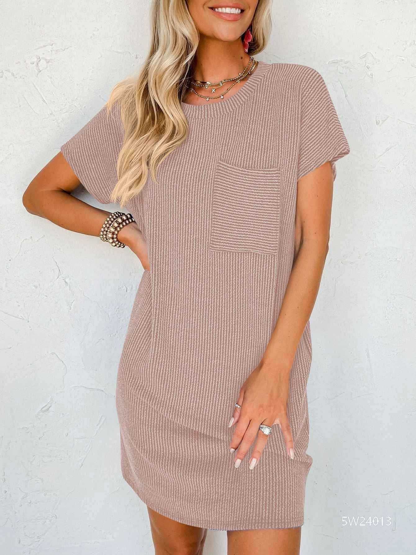 Ribbed T-Shirt Dress