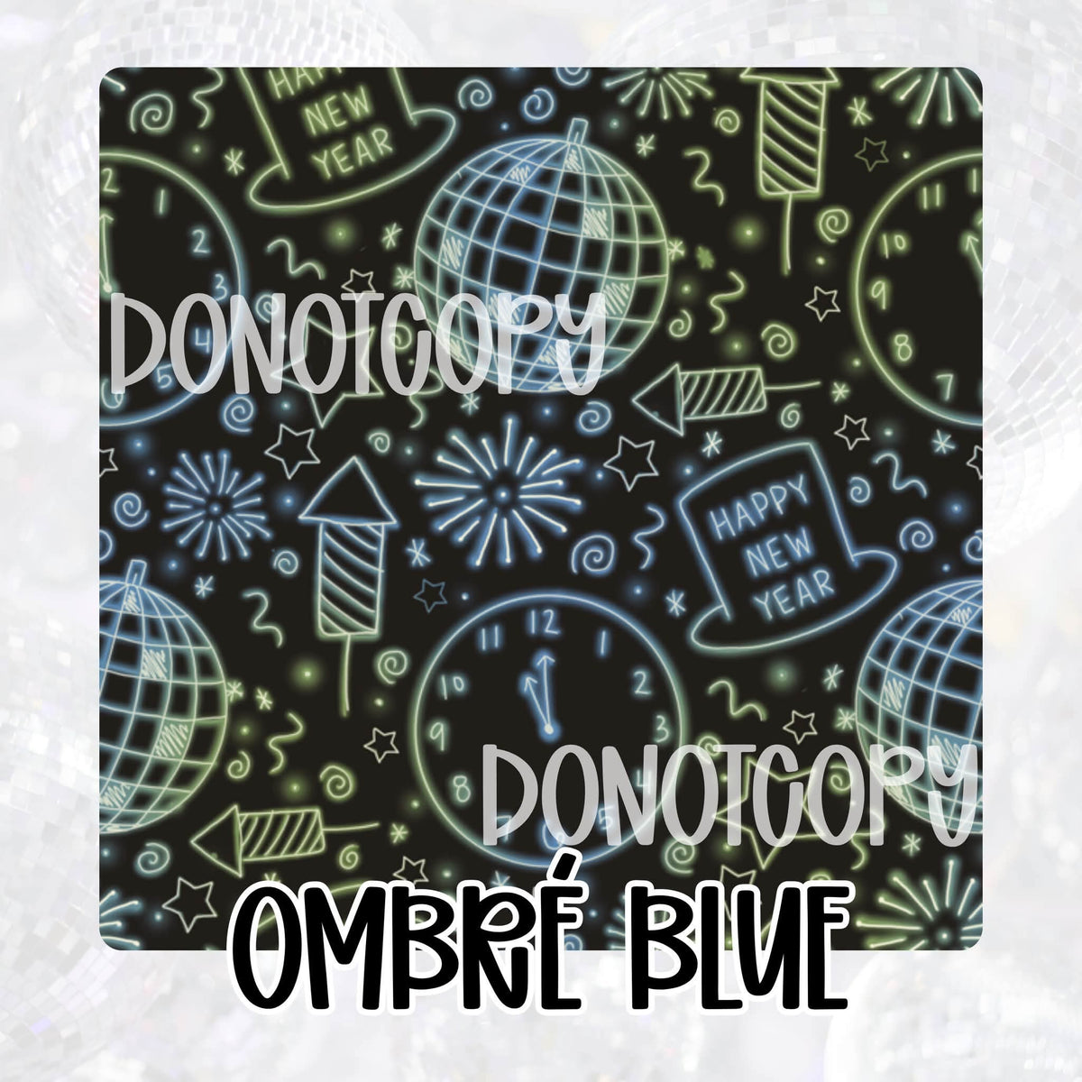 Ombré Blue | Cozy Countdown