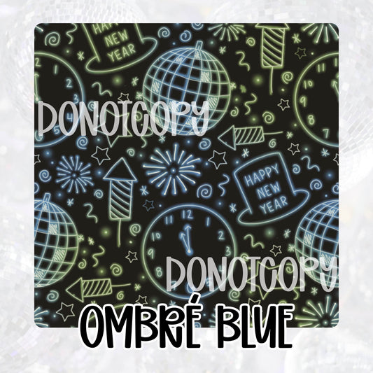 Ombré Blue | Cozy Countdown