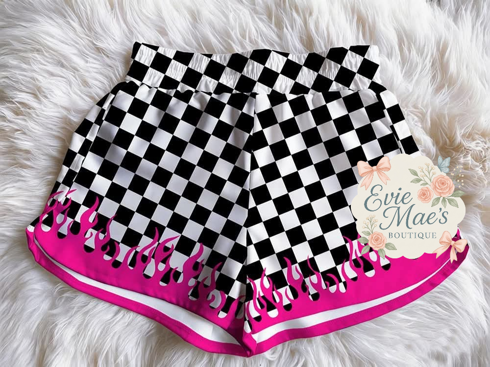 Custom Flame Shorts