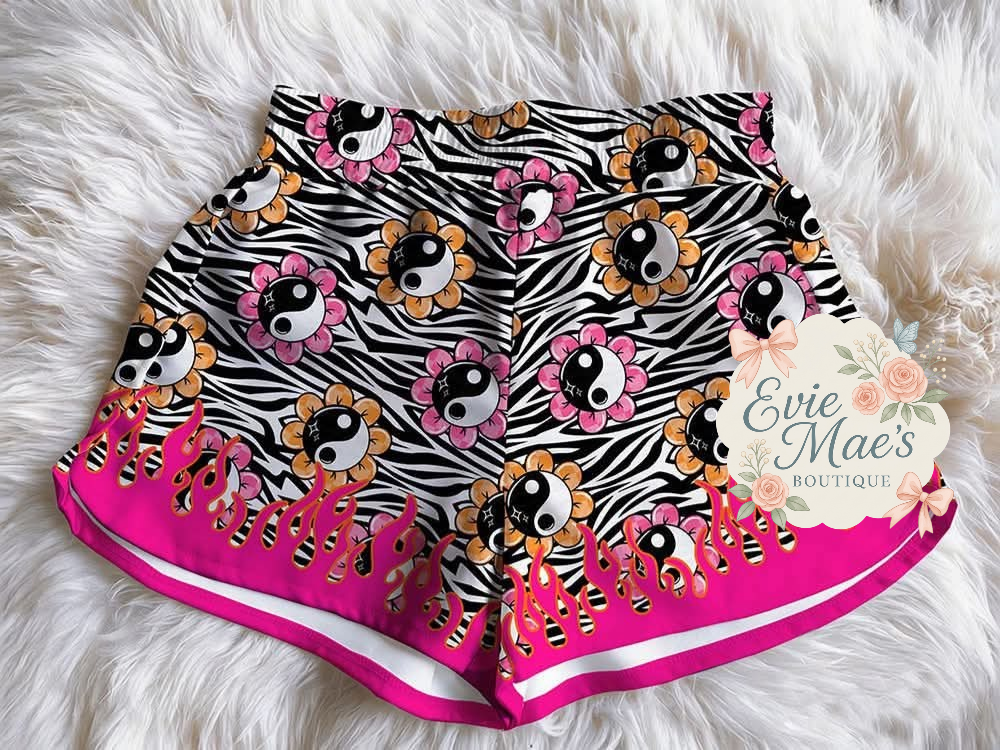 Custom Flame Shorts
