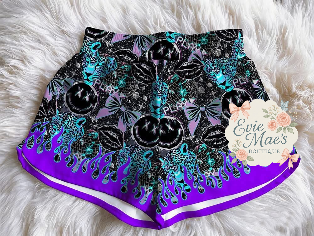 Custom Flame Shorts