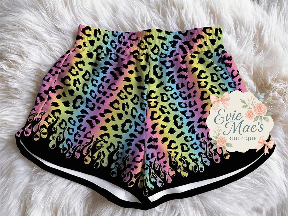Custom Flame Shorts