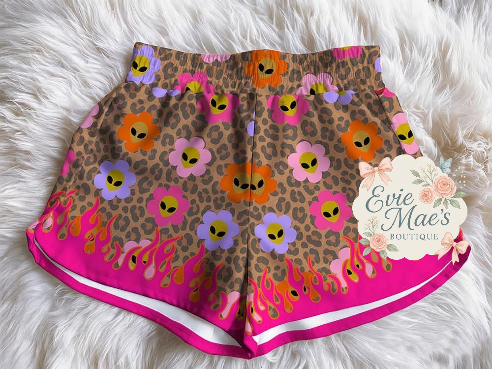 Custom Flame Shorts