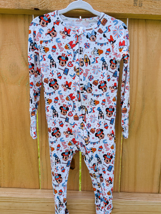 Stars, Stripes, & Smiles | Bamboo Zippy