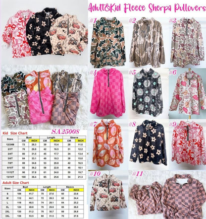 Sherpa Fleece Pullovers