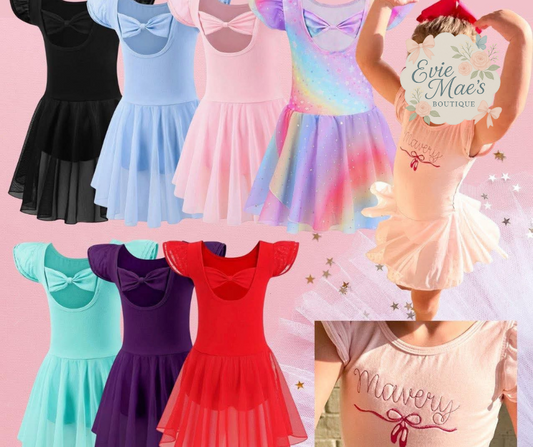 Embroidered Dance Leos